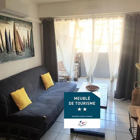 Le Venizio - Classe 2 Etoiles - T2 Climatise, Avec Terrasse, Parking, Pret De Velos, 10 Minutes A Pied Gare Et Centre Sète